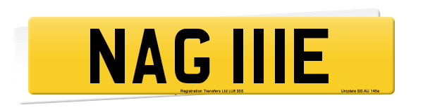 Registration number NAG 111E
